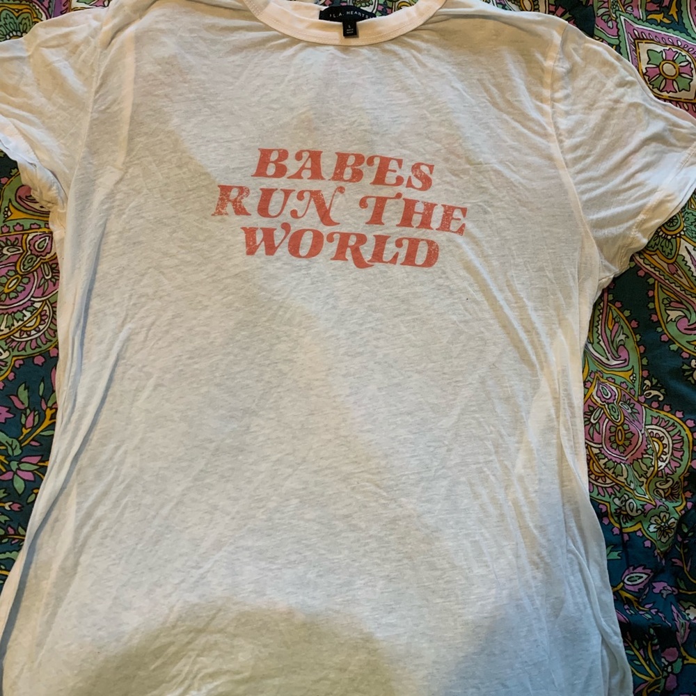 Cute slogan tee